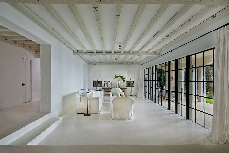 Interior da casa do Calvin Klein em Miami