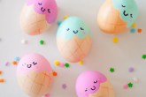 Ovos decorados para a Páscoa