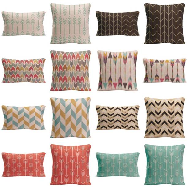 Vermelho Branco Seta Geometria Capa de Almofada Almofadas Decorativas Para O Sofá Capas de Carro Decorativa Fronha Linen Home Decor custa a partir de U$4,41 cada.