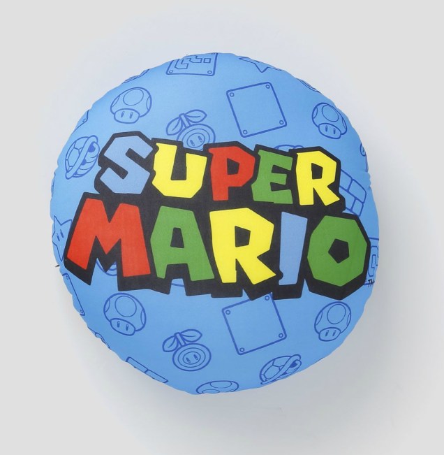 A almofada Almofada Time Nintendo Super Mario (30 cm) custa R$ 39,90 na Riachuelo.