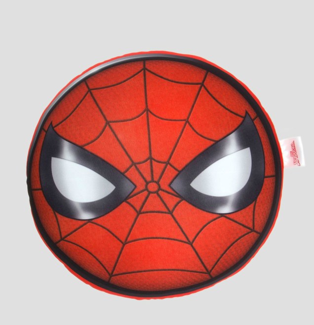 A almofada Homem Aranha Marvel (35 x 35 cm) custa R$ 39,90 na Riachuelo.