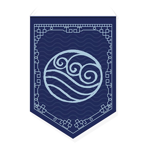 A bandeirola Casas Avatar Água custa R$ 17,90 na Casa Geek.
