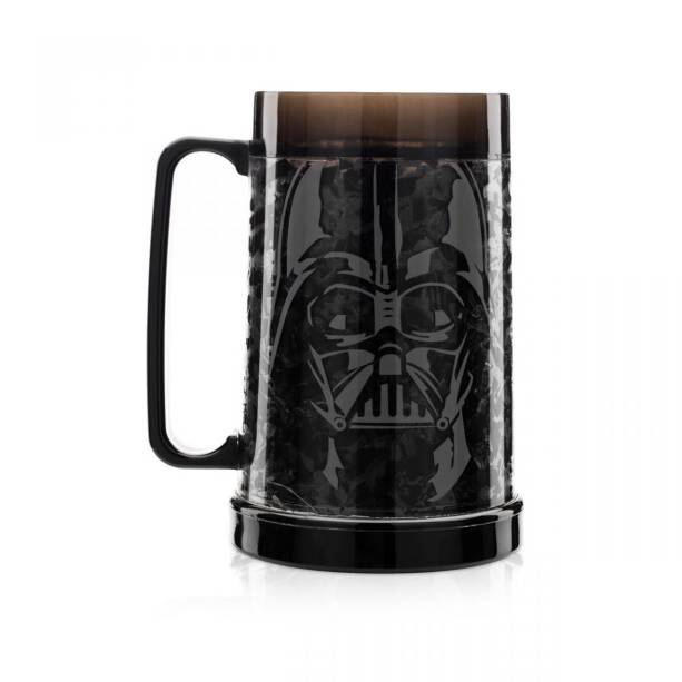 O caneco com gel térmico Star Wars Darth Vader custa R$ 69,90 na Imaginarium.