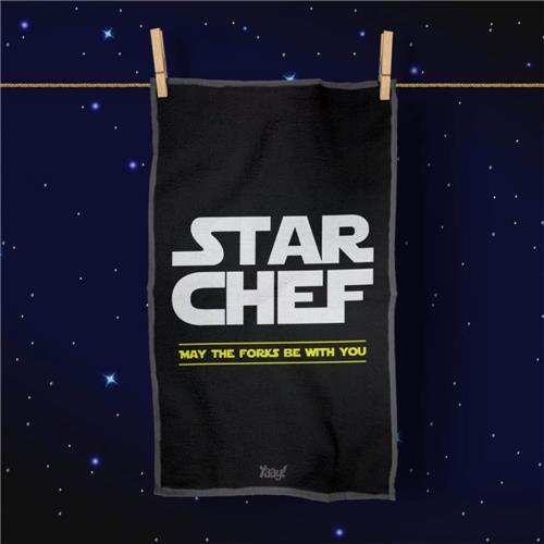 O pano de prato Star Chef custa R$ 19,90 na Loja CASA CLAUDIA.