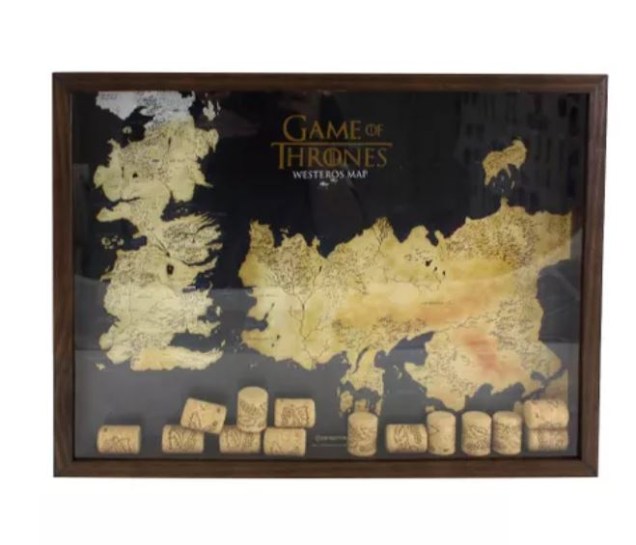 O quadro coleção de rolhas Game of Thrones custa R$ 99,90 na Zona Criativa.