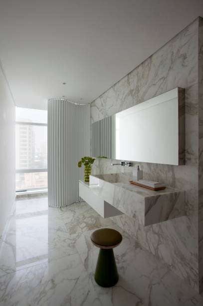 Em 2014, Clarissa Strauss venceu na categoria banheiro comercial Em 2014, Clarissa Strauss venceu na categoria banheiro comercial