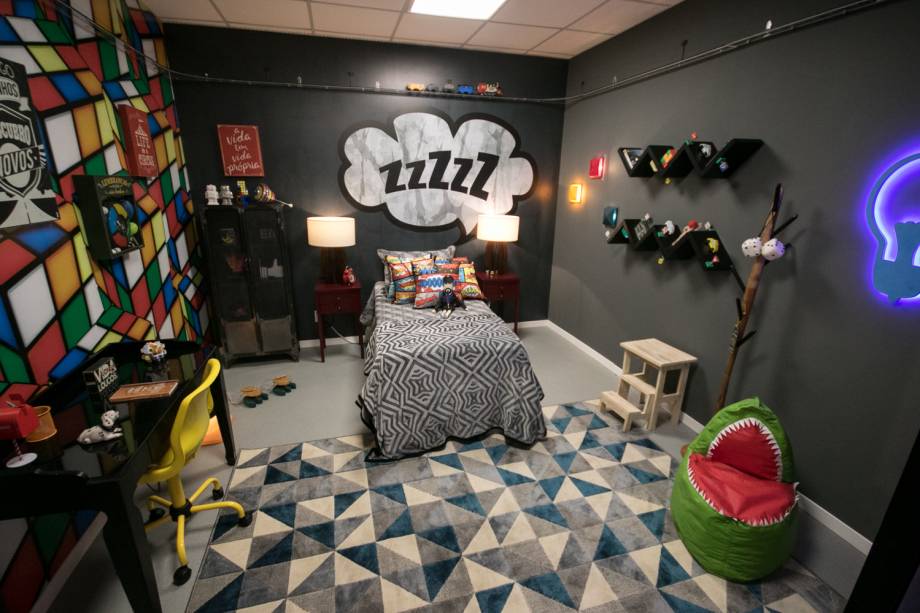 O quarto de Cid Cidoso. O quarto de Cid Cidoso.