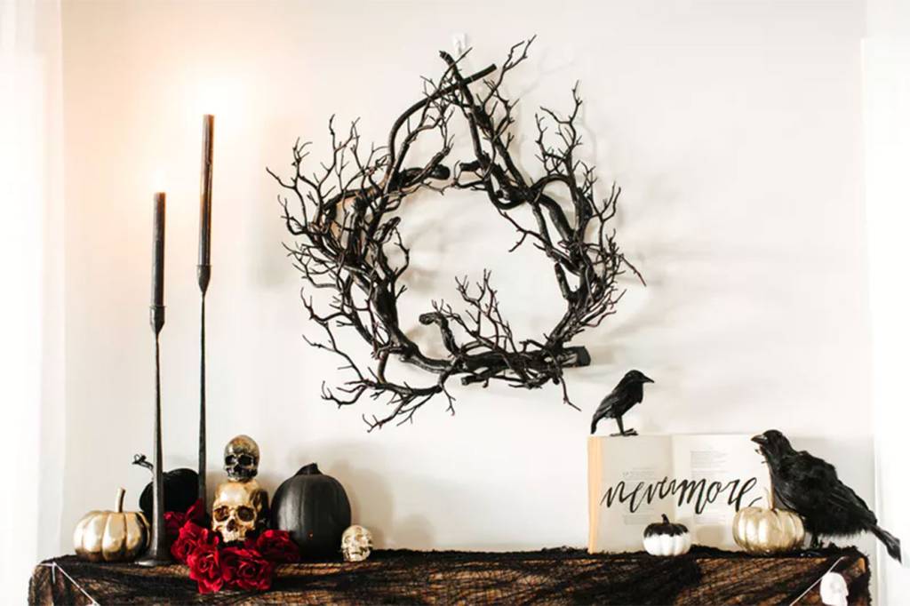 decoração de Halloween