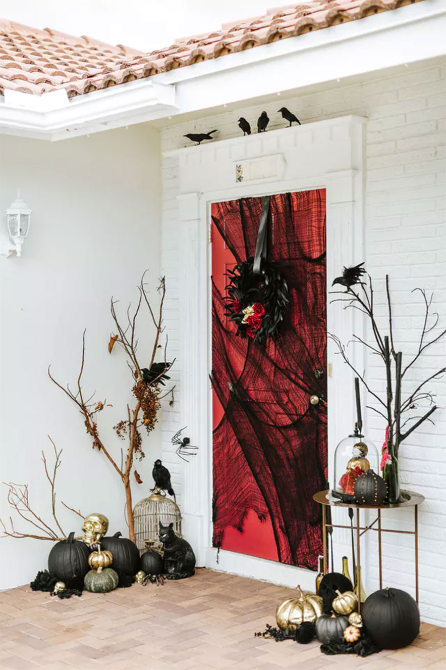 portas de Halloween