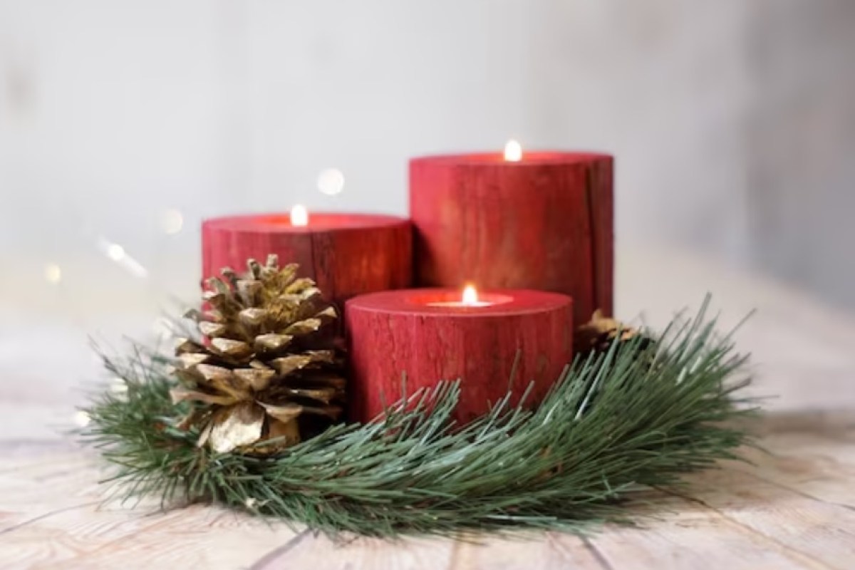 31 ideias para decorar a sua mesa de Natal com velas 