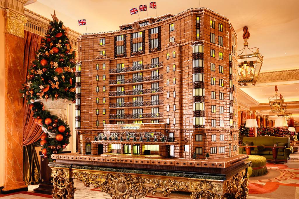 hotéis com decoração de natal