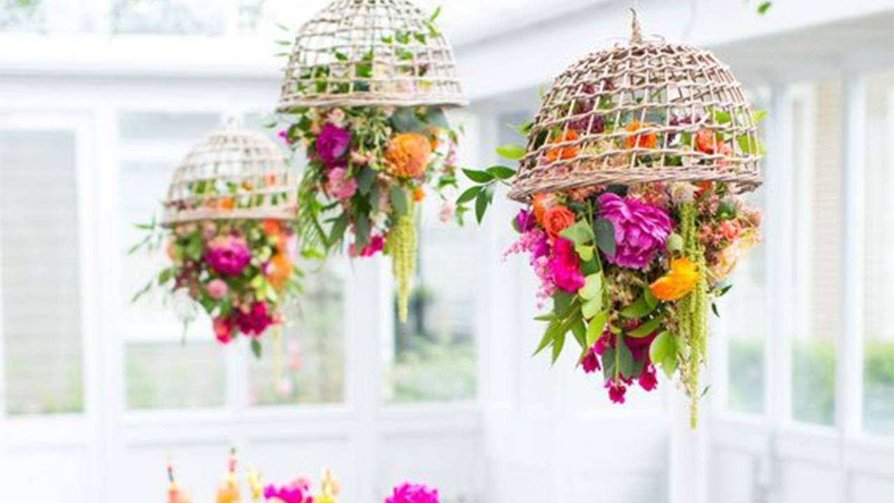 lustre de flores