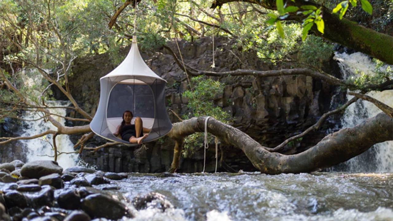 cabana suspensa
