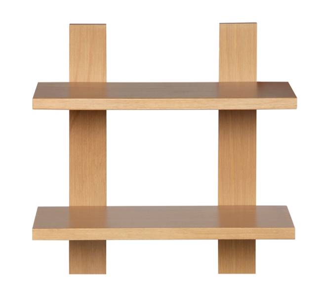 A prateleira dupla Don I (40 x 40 x 19 cm) custa R$ 129,90 na Tok&Stok.