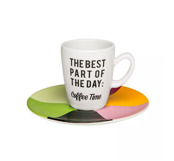O conjunto Coffee Time, com seis peças, custa R$ 203 na Oxford Porcelanas.