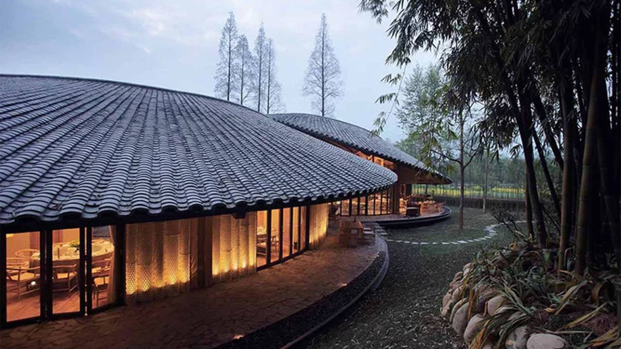 pavilhão símbolo infinito china