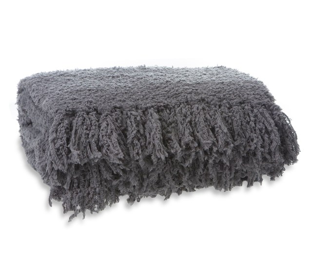 Cobertor queen cinza de poliester Kallt, custa R$ 169,90 na loja Etna