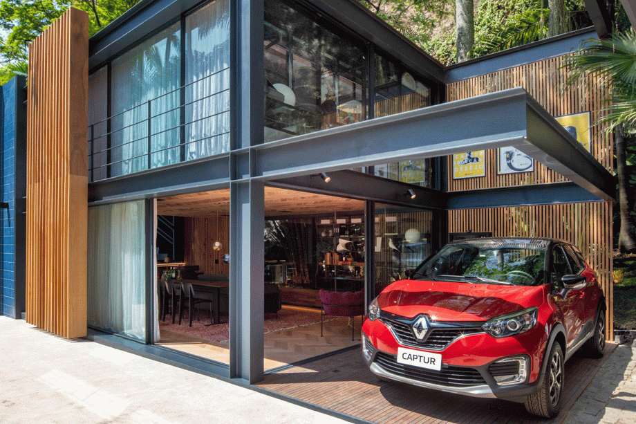 Loft Renault assinado por Alexandre Gedeon e Hugo Schwartz, da InTown Arquitetura, na CASACOR Rio de Janeiro 2018