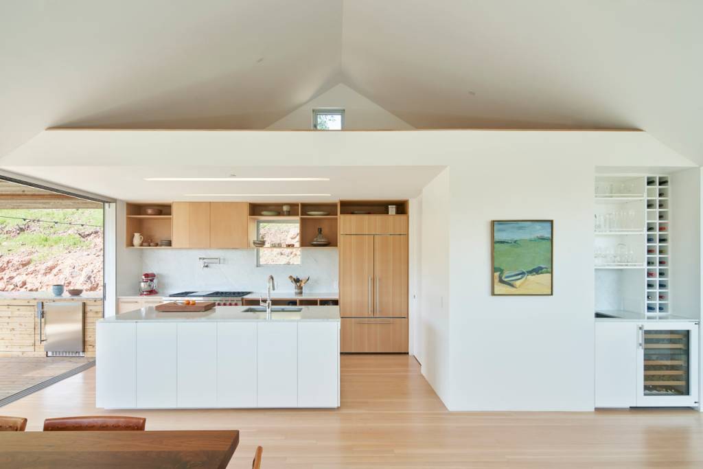 Casa na Califórnia chama a atenção pela fachada em aço-corten (10) Casa na Califórnia chama a atenção pela fachada em aço-corten (10)