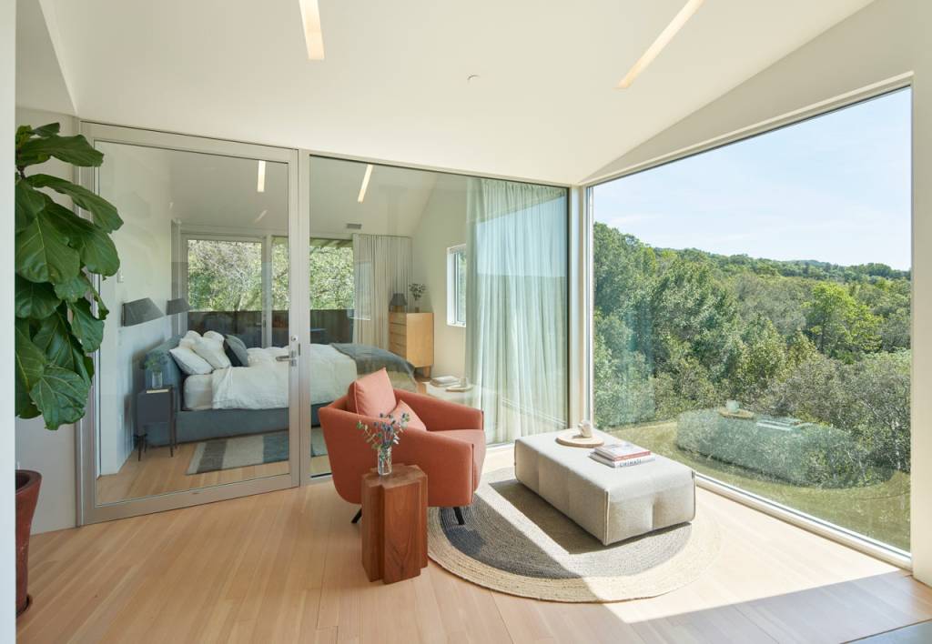 Casa na Califórnia chama a atenção pela fachada em aço-corten (5) Casa na Califórnia chama a atenção pela fachada em aço-corten (5)