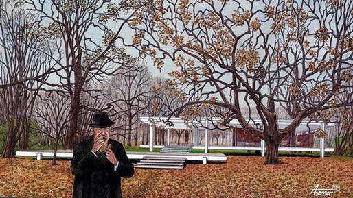 A história de Mies van der Rohe se transforma em um romance gráfico