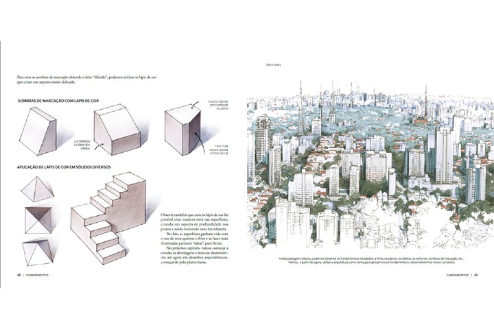 Técnicas de ilustração a mão livre: Do ambiente construido a paisagem urbana