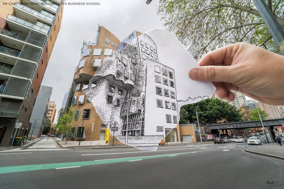 “O mais bonito saco de papel marrom já visto” foi lançado pelo “arquiteto mais importante da nossa época”, em 2015. O prédio da Business School de Frank Gehry, na Universidade de Tecnologia de Sidney, é composto de madeira sustentável e mais de 300.000 tijolos especialmente feitos e colocados à mão um por um.