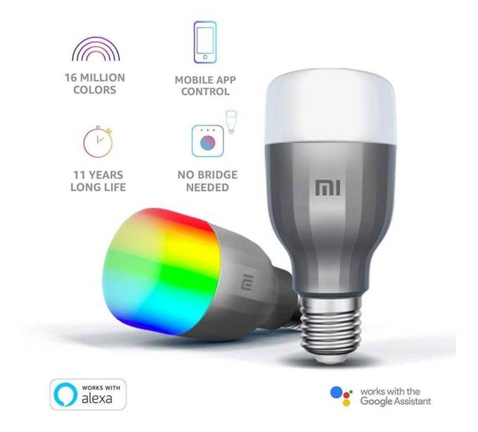 <b>Mi LED Smart Bulb:</b><span style="font-weight:400;"> Lâmpada dispensa o uso de hub e oferece aplicativo para facilitar a instalação e o uso. </span><i><span style="font-weight:400;">Preço: R$159,99</span></i>