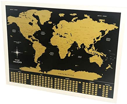 <b>Pôster Mapa Mundo no modelo raspadinha em papel laminado Fast Frame:</b><span style="font-weight:400;"> Um quadro irreverente do Mapa Mundi é um mimo especial e, ainda, pode ser utilizado com muito estilo na decoração. Além de ser muito original, é divertido viajar através de mapas. Os quadros são uma opção criativa e sofisticada que combinam com a casa de quem adora viajar. </span><i><span style="font-weight:400;">Preço: R$ 250.</span></i>