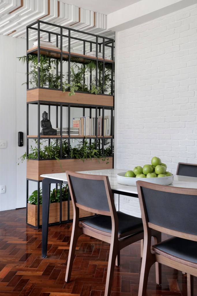 estantes-para-inspirar4 Estante metálica com plantas