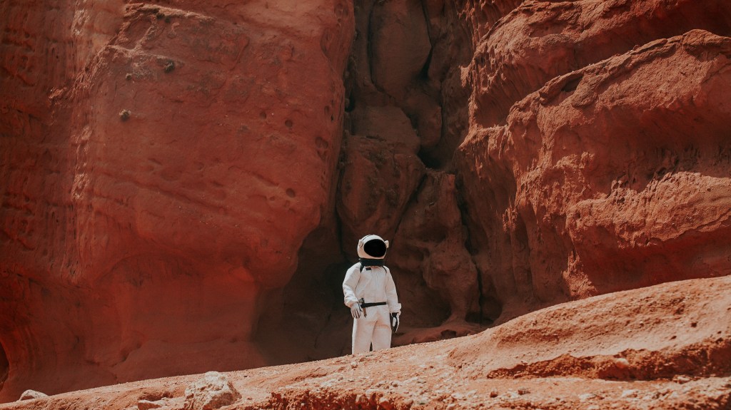 Astronauta em Marte