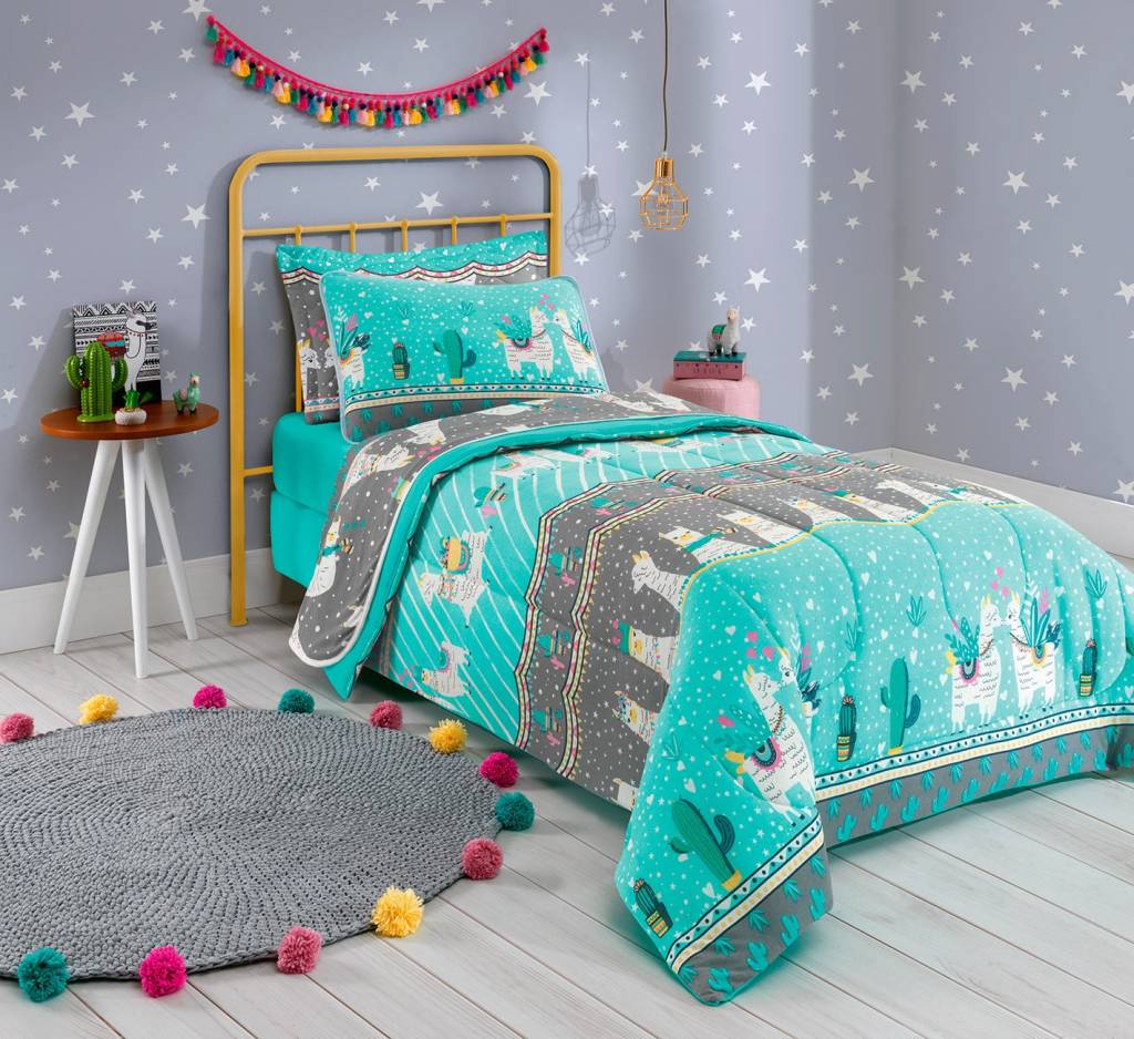 roupa-de-cama-colorida-para-criança