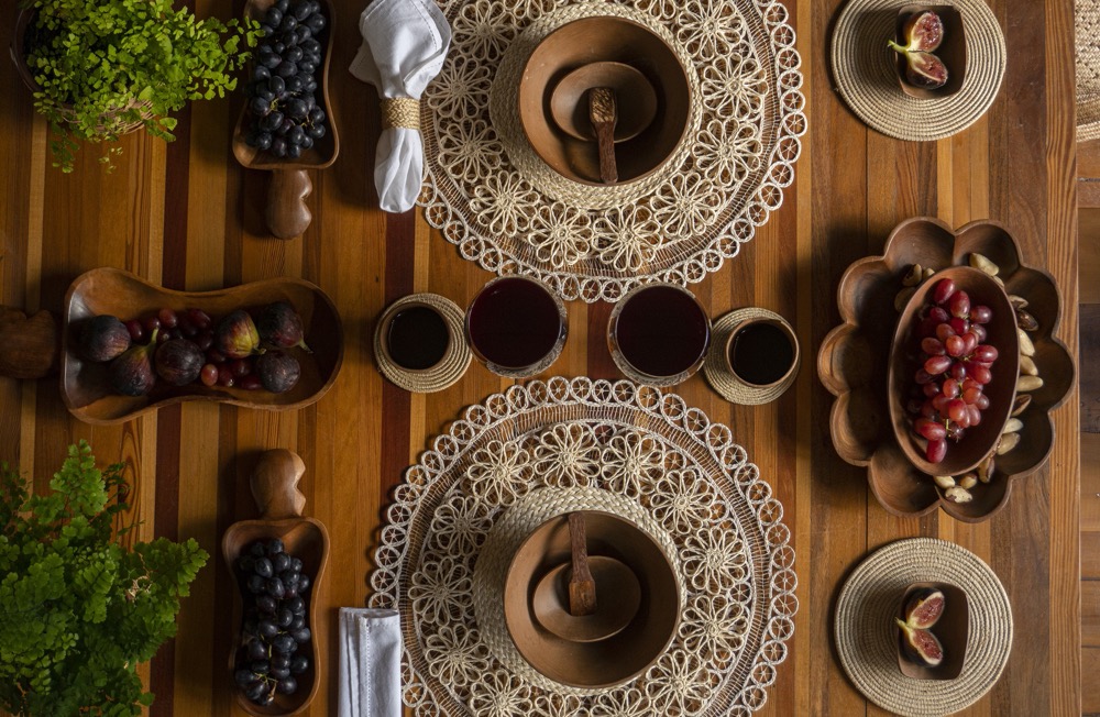 Rede Artesol propõe explorar memórias afetivas com itens para ir à mesa manejados por artesãs do Brasil