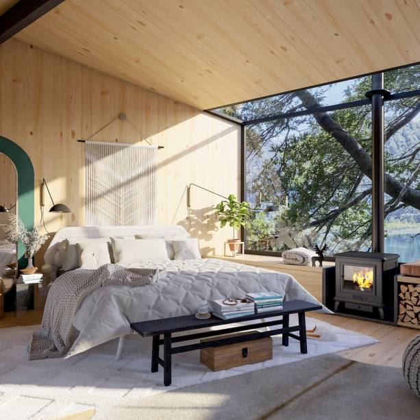 Loft Casal com Bebê, por Nina Zamith | A poltrona de amamentação inova: é um balanço pendurado no teto - um charme! Uma boa sacada foi a escolha da pia de pedra sabão, que pode funcionar como banheira pro bebê - o material mantém a temperatura da água por mais tempo.