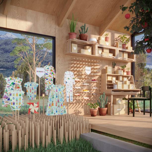 Lojinha na Garagem, por Bel Lobo + Mari Travassos = m.o.o.c. | Aqui, a arquiteta Bel Lobo e a designer Mariana Travassos desenvolveram uma forma criativa de apresentar produtos à venda no universo online, dentro de um contexto “animado” e com a proposta de ser uma loja “de verdade”.