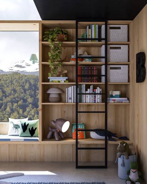 Quarto do Ben, por Bianca Assuf e Mandarine |O enxoval, papel de parede, pôsters e caixas forradas, tudo da Mandarine, trazem um mix de estampas geométricas, além de retratar os animais da região, a data de nascimento do Ben, mapa, selos e imagem de rosa dos ventos fazendo referência ao estilo viajante e aventureiro da família.