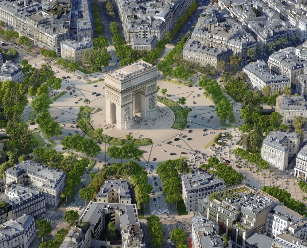 Em Paris, avenida Champs-Élysées pode se tornar um imenso jardim