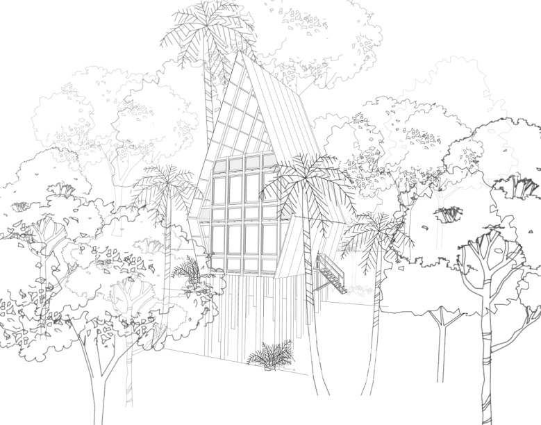 Marko Brajovic cria Casa Macaco em floresta de Paraty
