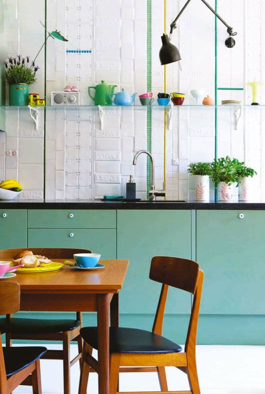 Cozinha verde