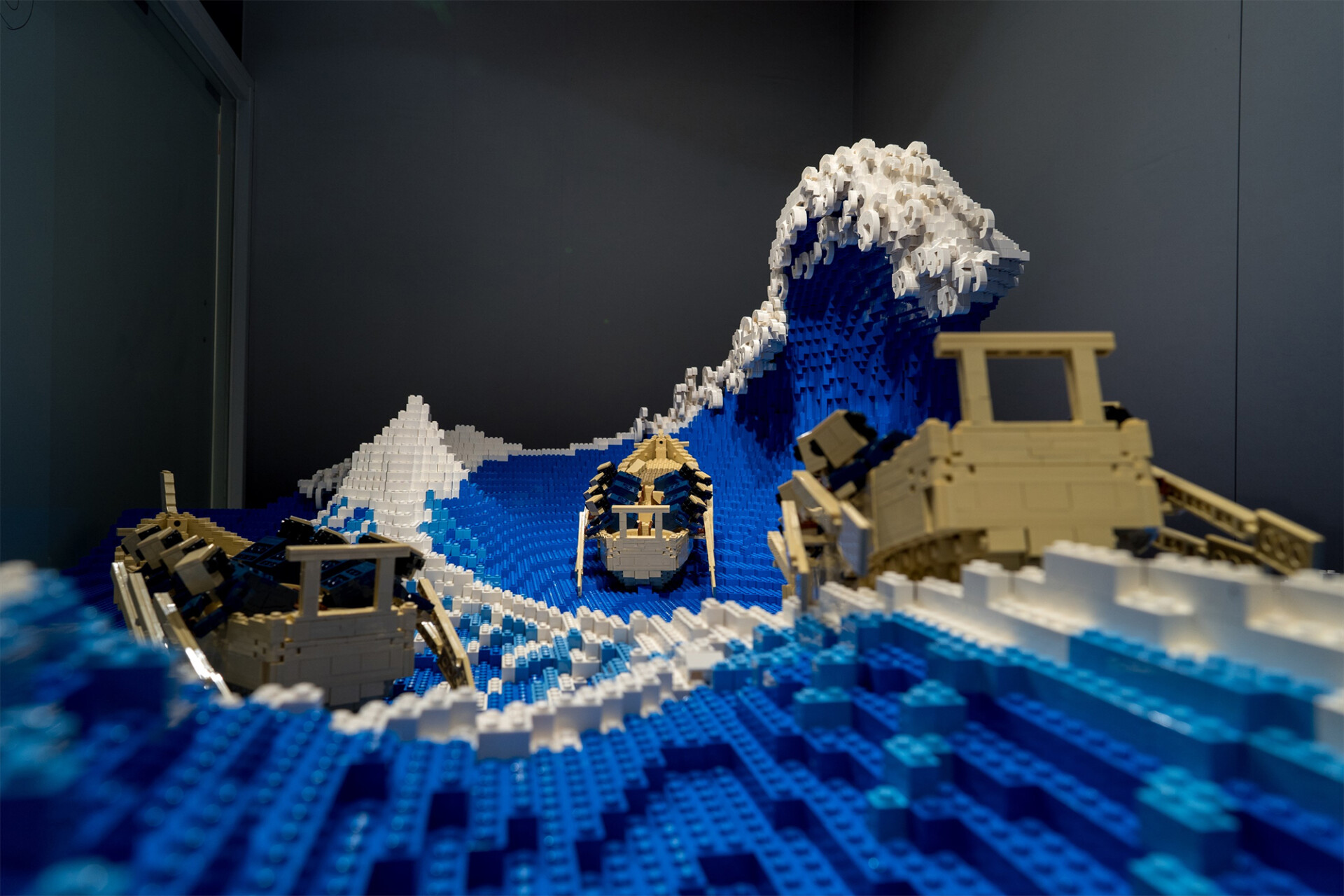 50 mil peças Lego foram utilizadas para montar A Grande Onda de Kanagawa