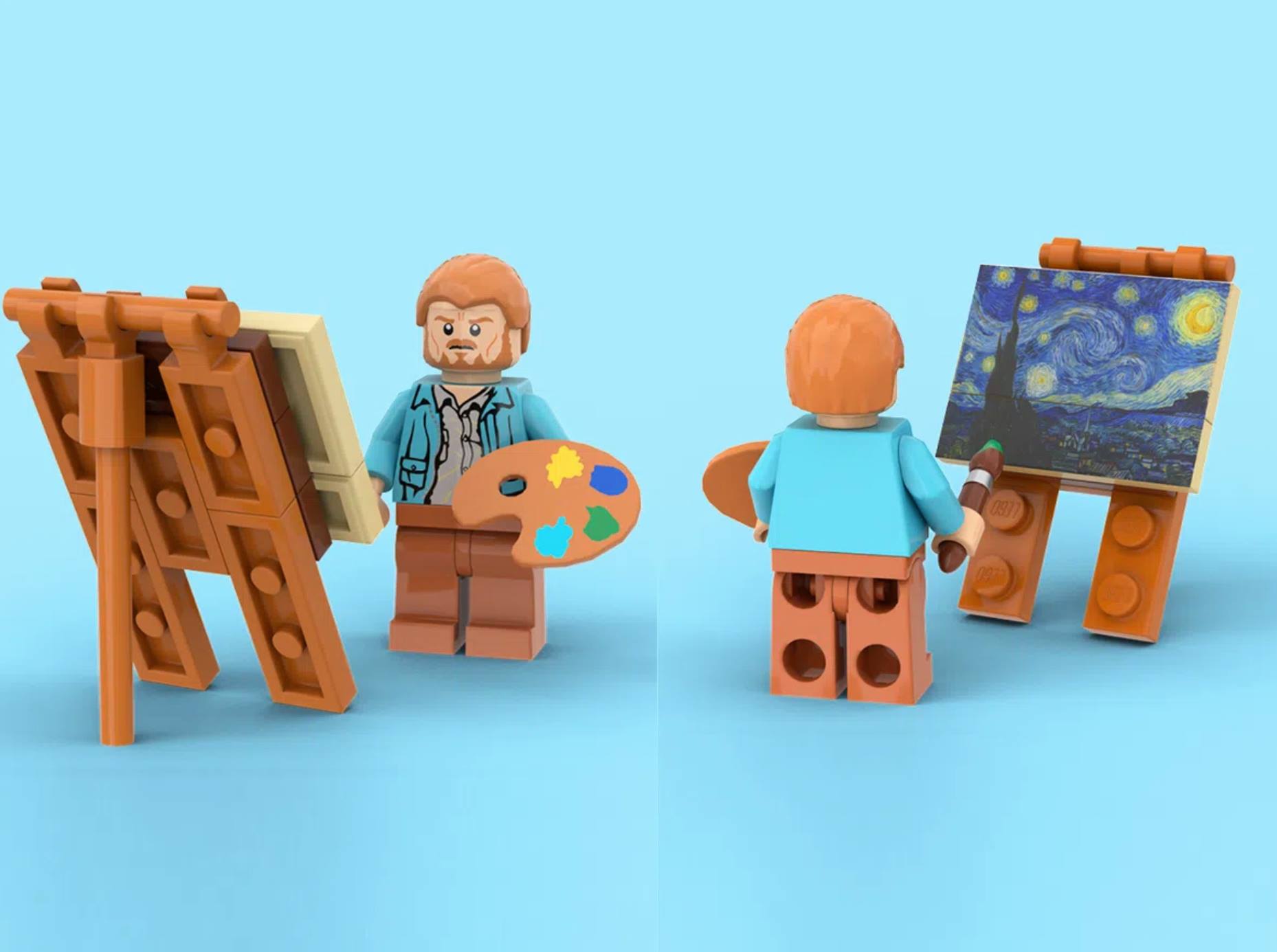 Noite Estrelada, de Van Gogh, ganha versão Lego