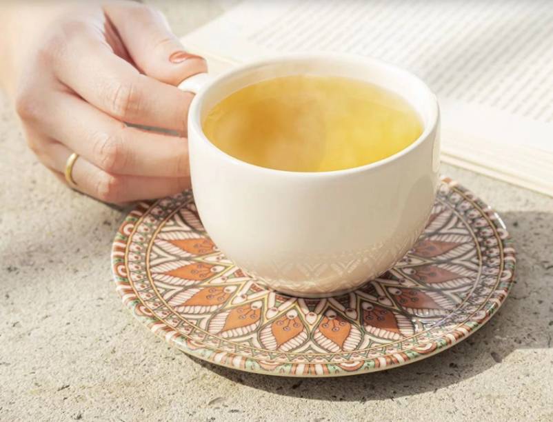 Xícara Chá Winter Boho Havelis 198 ml – Porto Brasil, da Camicado Xícara Chá Winter Boho Havelis 198 ml – Porto Brasil, da Camicado