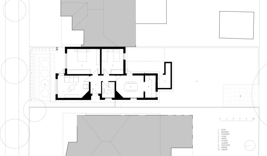 Casa em Melbourne ganha edícula de 45 m²