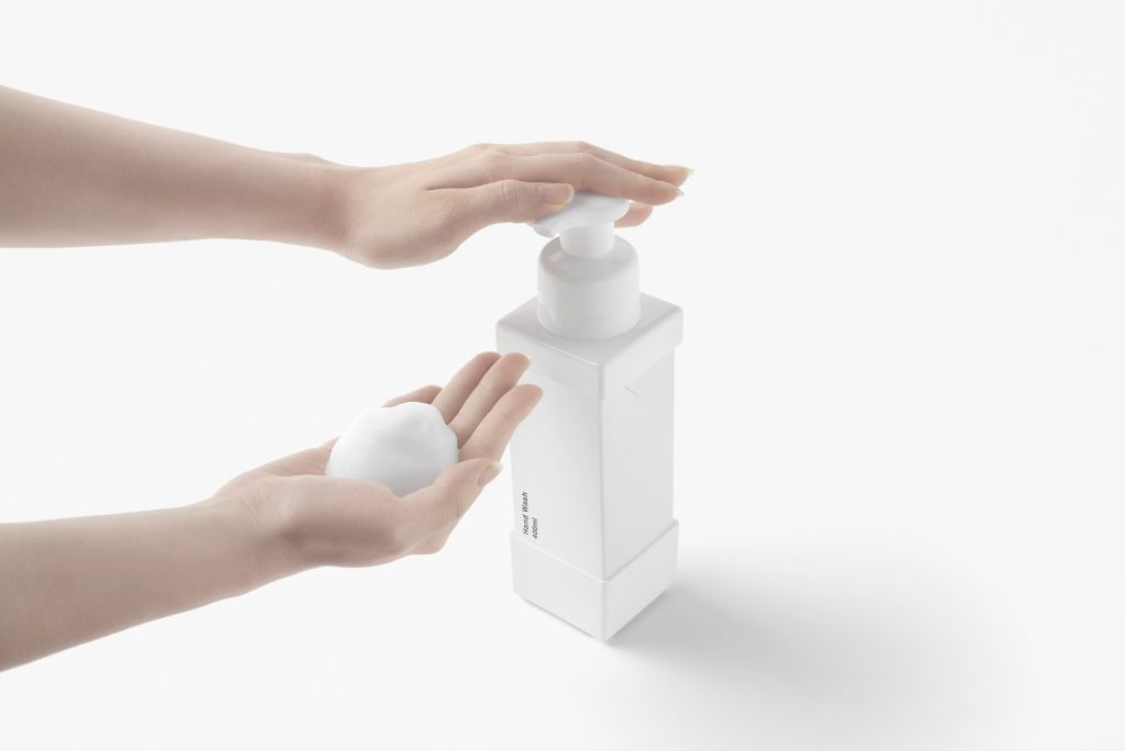 Dispensadores de sabonete sustentáveis imitam caixas de leite
