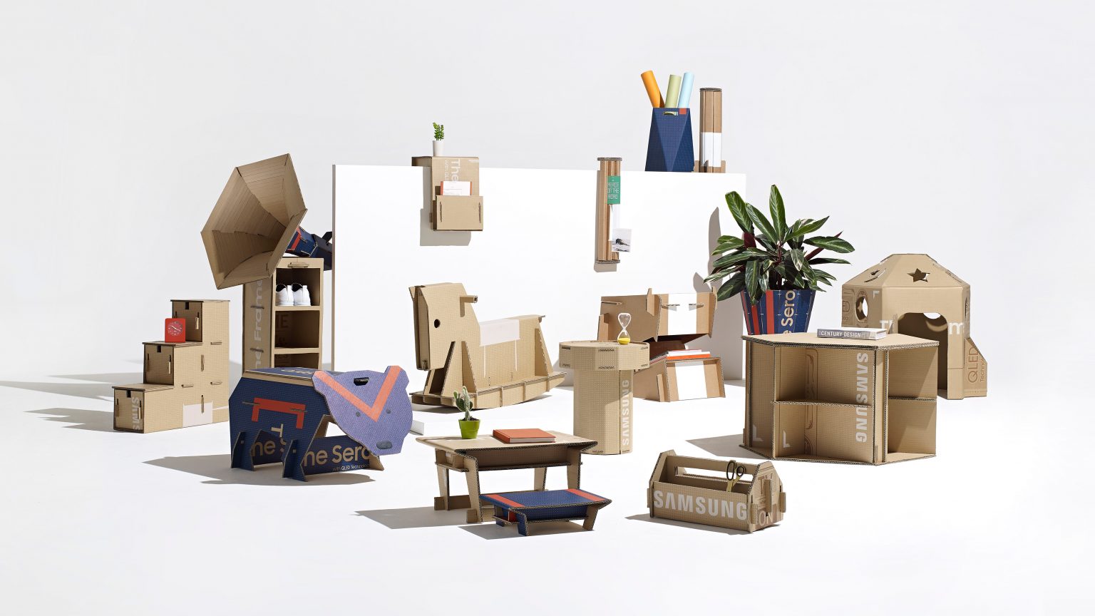 15 peças de design feitas com caixas de papelão