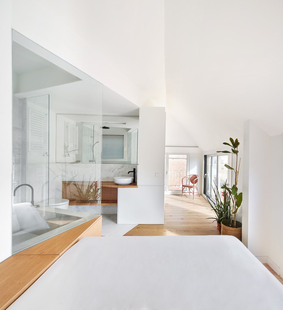 Tons pastel e minimalismo: confira o projeto deste apê de 60 m² na Espanha