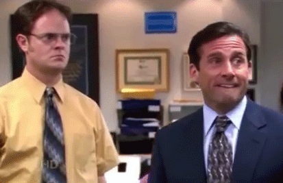 cringe-decoração-millennnials-genz-06 Gif da série The Office com Steve Carell fazendo careta
