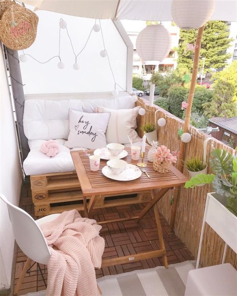 12 ideias de sofás de pallets para varanda
