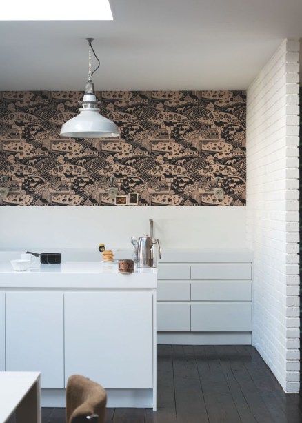 16 ideias de papel de parede para a cozinha