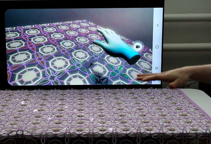 Bordado gigante pode ser utilizado em experiências de realidade virtual